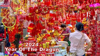 Chinese New Year 2024 Dive into Dragon Decorations in Chinatown Singapore [upl. by Herzig]