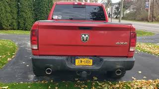 Ram 1500 muffler delete floors it [upl. by Proulx]