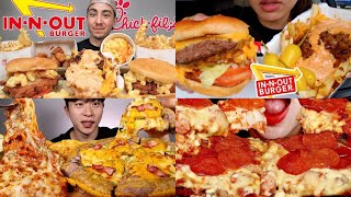 ASMR Fast Food Mukbang Compilation 32  Fast Food Asmr  Satisfying eating sounds [upl. by Forsyth]