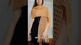 Chal elegante y súper fácil CROCHET para principiantes paso a paso sección VIDEOS crochet gancho [upl. by Bryant]