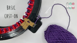 How To Cast On Works for Addi amp Sentro  Circular Knitting Machine Tutorial [upl. by Buchanan]