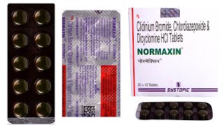 Normaxin Tablet  Clindinium Bromide Chlordiazepoxide amp Dicyclomine HCL tablets  Treatment of IBS [upl. by Valle483]