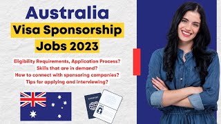 Australia Visa Sponsorship Jobs  Find an Employer to Sponsor Your Australian Visa in 2023 [upl. by Gney]