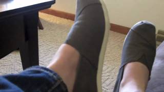 TOMS Shoes Unboxing amp Review [upl. by Maurili]