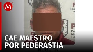 Maestro sube video besando a menor y es detenido por pederastia en Xalapa Veracruz [upl. by Mendoza]