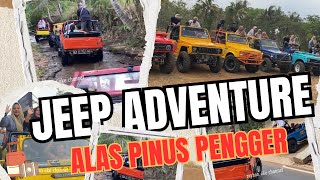 WISATA HUTAN PINUS PENGGER BANTUL JOGJAKARTA  TRIP JEEP ADVENTURE [upl. by Stedman]