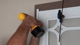 How to install Premium Steel Security Screen Door  Laser Cut models [upl. by Memberg869]