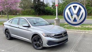 2024 Volkswagen Jetta SE POV Start Up Test Drive Walkaround and Review [upl. by Aikkin]