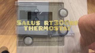 Salus rt300rf thermostat Guide [upl. by Krid]