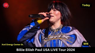 Xcel Energy Center  Billie Eilish St Paul N1 Hit Me Hard and Soft  St Paul Night 1 LIVE [upl. by Dihaz]