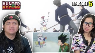 Hunter X Hunter Episode 5 Reaction [upl. by Airdnat117]