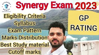 Synergy Exam 2023 🔥GP RATING🔥 SyllabusEligibility criteriaExam Pattern Best Study materials [upl. by Catriona]