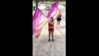 Uptown Funk Colorguard Routine [upl. by Philina]