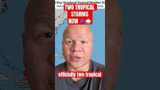 TWO Tropical Storms in Atlantic and Caribbean now news hurricane weather latestnews [upl. by Partridge]