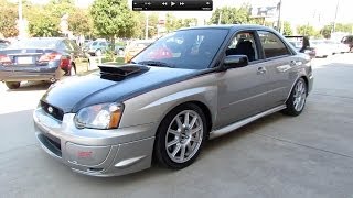 2005 Subaru Impreza WRX STI Start Up Exhaust and In Depth Review [upl. by Annahaj281]