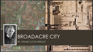 BROADACRE CITY architecture architect architecturelovers history historyfacts [upl. by Malvina]