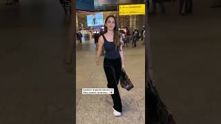 Kiara Advani snapped at Mumbai airport back from WAR 2 shoot with hrithikroshan amp jrntr ❤️ shorts [upl. by Neelrahc]