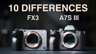 Sony FX3 vs A7S III  10 Differences [upl. by Mayman]