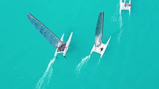 Austrian AClass catamaran championship  complete drone shots [upl. by Ilrahs644]