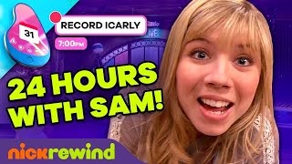 An Entire Day with Sam Puckett ⏰ iCarly  NickRewind [upl. by Dranreb597]