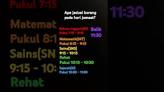 Jadual korang [upl. by Victor]