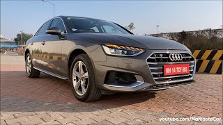 Audi A4 40 TFSI Technology ₹46 lakh  Reallife review [upl. by Keynes926]