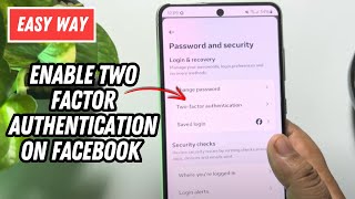 How To Enable Two Factor Authentication On Facebook 2024 New Update [upl. by Sosthena]