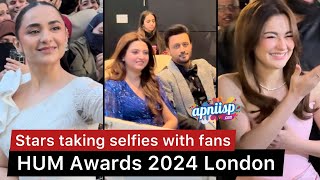 Hum Awards 2024 London with Hania Aamir Atif Aslam Mahira Khan Yumna Zaidi Ahad Raza Mir [upl. by Donegan]