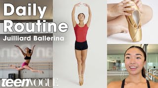 A Ballerina Students Daily Routine 1 Week Before a Juilliard Show  Teen Vogue [upl. by Aneahs694]