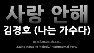 김경호사랑 안해I Wont Love 나는 가수다Melody MR노래방KARAOKE [upl. by Sophy]