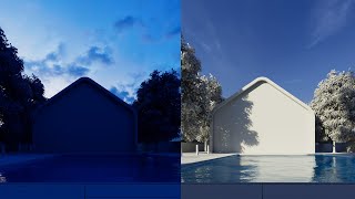 How to Realistic Exterior Lighting in VRay for Cinema 4d  TUTORIAL [upl. by Tnafni]