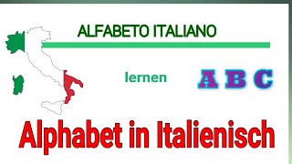 DAS ITALIENISCHE ALPHABET Aussprache ABC ABC Italienisches Alphabet [upl. by Athalee]