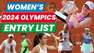 2024 Olympics  Womens Entry List [upl. by Flowers]