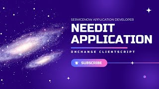 onChange client script Use Case  needIt custom ServiceNow application [upl. by Airamas878]