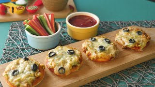 Quick Mini Pizza Recipe By Food Fusion [upl. by Isyed725]