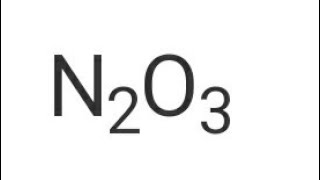 Oxidation number of Nitrogen Sesquioxide  N in N2O3  chemistry [upl. by Nnil]