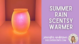 NEW Scentsy Warmer  Summer Rain Spring 22 [upl. by Ki]