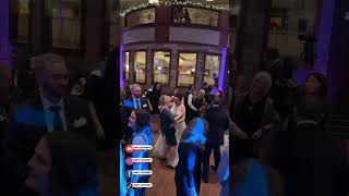 Adam getting the dancefloor going 💃🕺party excitement dance music wedding love bride groom [upl. by Olive]