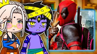 Gods React To Deadpool  Record of Ragnarok  Gacha react [upl. by Nwahsav132]