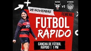 ⚽ Políticas vs Veterinaria  Jornada 1  Futbol Rápido Femenil  Juegos Universitarios 20251 [upl. by Elizabet]