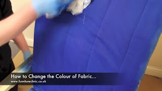 How to Change the Colour of Fabric Upholstery [upl. by Ahtera]