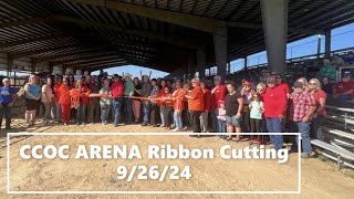 Arena Ribbon Cutting 92624 [upl. by Ileyan]