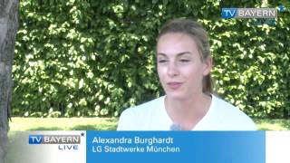 Portrait Alexandra Burghardt  Bericht vom 30062013 auf TV BAYERN LIVE [upl. by Yekcin]