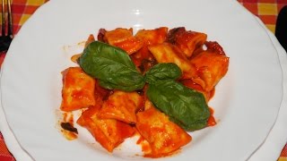 Ravioli di surimi pomodoro e basilico [upl. by Hanus]