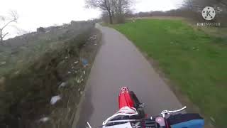 M2R 160cc Crash Shorts Gopro Fail [upl. by Merdith]