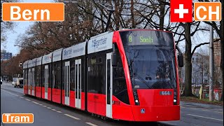 BERN TRAMS  Bern Straßenbahn 2022 4K [upl. by Geralda23]