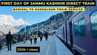 FIRST DAY TRAIN JOURNEY EXPERIENCE FROM JAMMU TO KASHMIR 🔥 KASHMIR TO KANYAKUMARI [upl. by Miller]