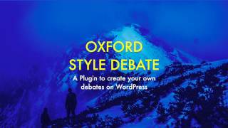 OxfordStyle Debate  New Generation [upl. by Plantagenet]