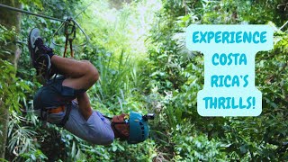 Unforgettable Jungle Ziplining Adventure in Costa Rica [upl. by Kcerred]