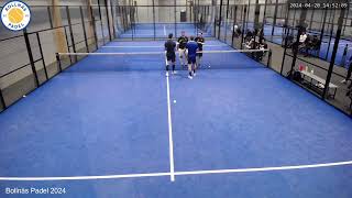 Bollnäs Padel Spring Open 24  Lördag Bana 1 [upl. by Grindle]